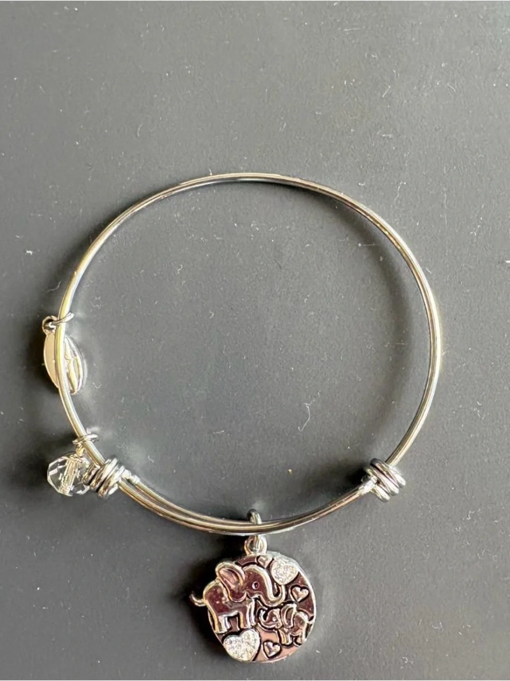 Silver Charm Bangle Bracelet Set - Women's Silver Tone Charms